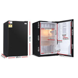 Devanti 122L Bar Fridge - Black