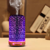 Devanti Aromatherapy Diffuser Aroma Humidifier Ultrasonic 3D Light Essential Oil