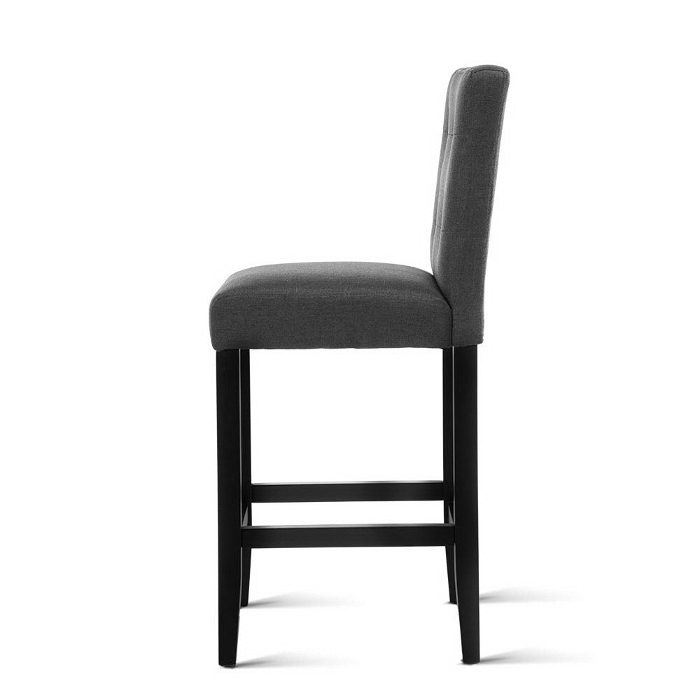 Artiss Set of 2 French Provincial Dining Chair - Charcoal