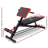 Everfit Adjustable Weight Bench Sit-up Fitness Flat Decline Home Gym Machine Steel Frame