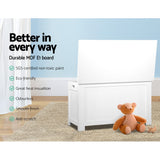 Keezi Kids Toy Box Storage Chest Cabinet Children Organiser White Container