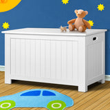 Keezi Kids Toy Box Storage Chest Cabinet Children Organiser White Container