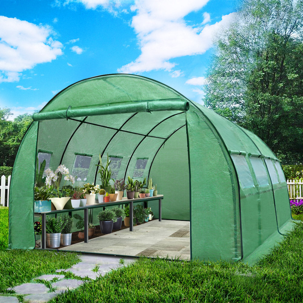 Greenfingers Greenhouse 4X3X2M Garden Shed Green House Polycarbonate Storage