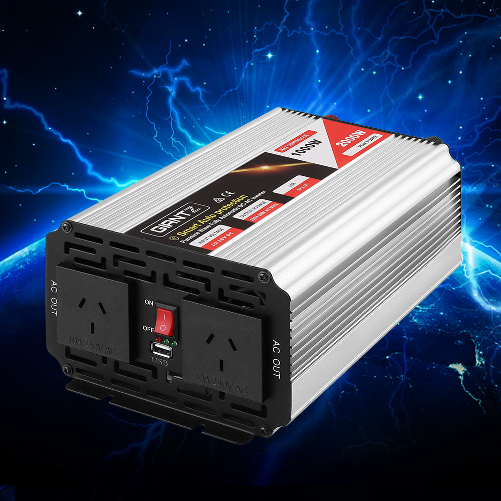 Giantz 1000W Puresine Wave DC-AC Power Inverter