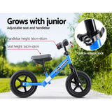 Kids Balance Bike Ride On Toys Puch Bicycle Wheels Toddler Baby 12 Bikes Blue"