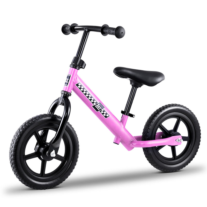 Kids Balance Bike Ride On Toys Puch Bicycle Wheels Toddler Baby 12 Bikes Pink