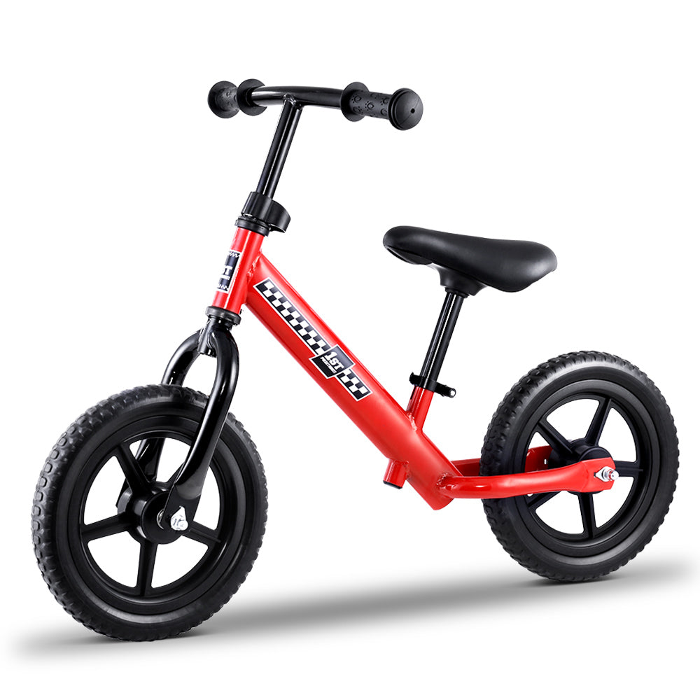 Kids Balance Bike Ride On Toys Puch Bicycle Wheels Toddler Baby 12 Bikes Red"