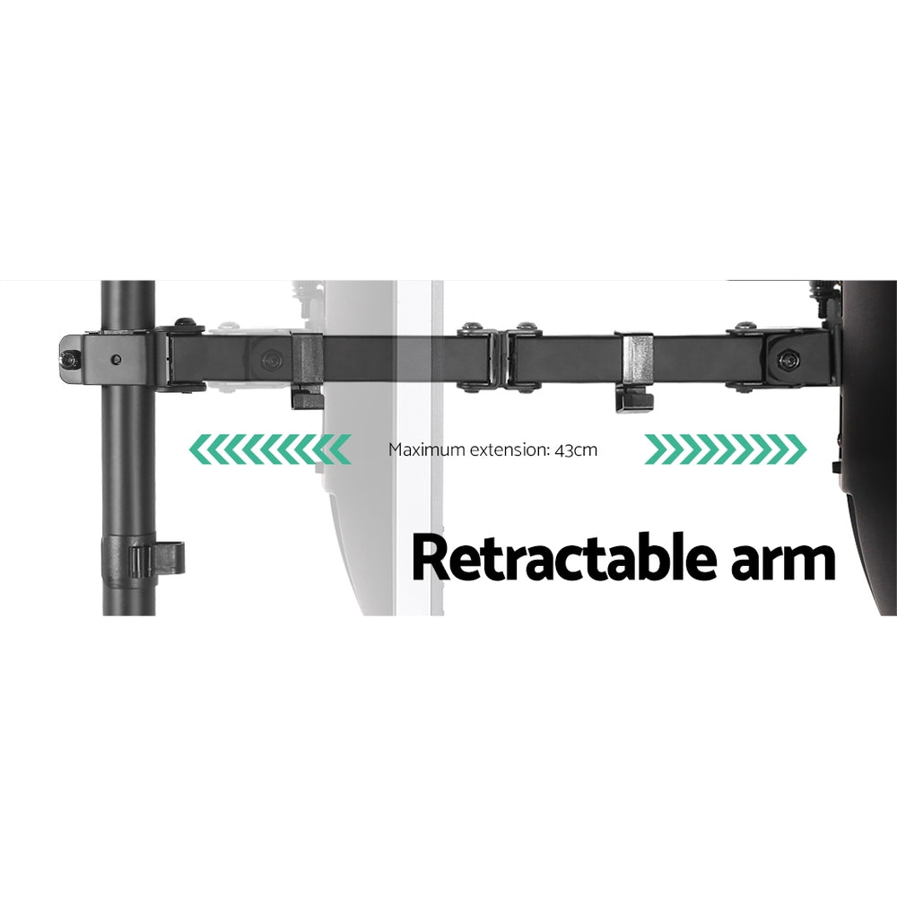 Single LED Monitor Arm Stand Display Bracket Holder LCD Screen Display TV