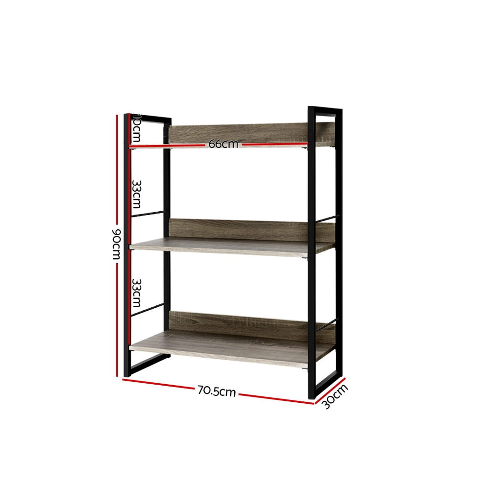 Artiss Bookshelf Display Shelves Wooden Book Shelf Wall Corner Bookcase Storage