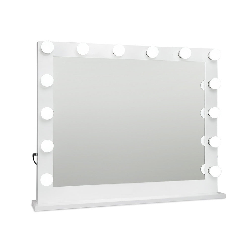 Embellir Make Up Mirror with LED Lights - White