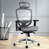 Artiss Office Chair Gaming Chair Computer Chairs Mesh Net Seating Grey