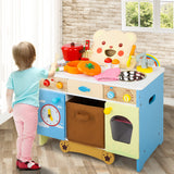 Keezi 10 Piece Kids Kitchen Play Set