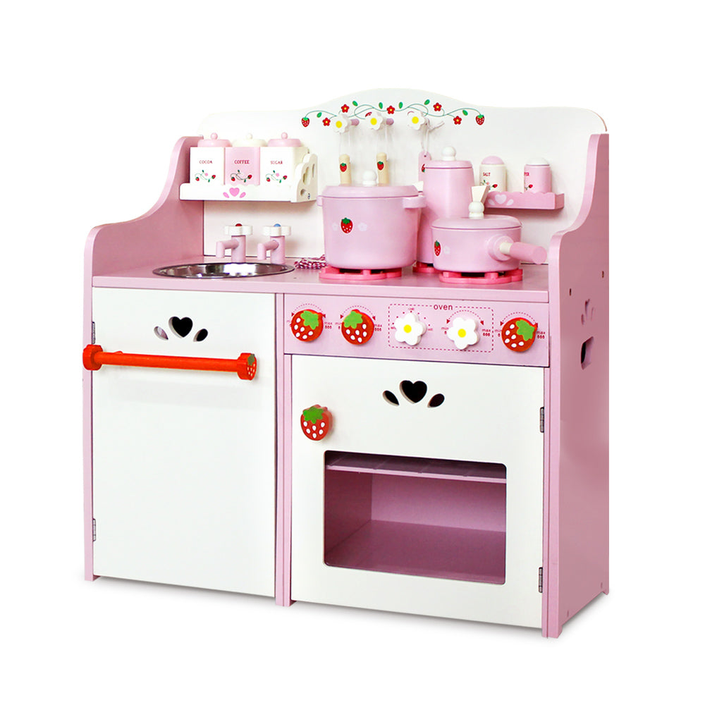 Keezi Kids Kitchen Play Set - Pink