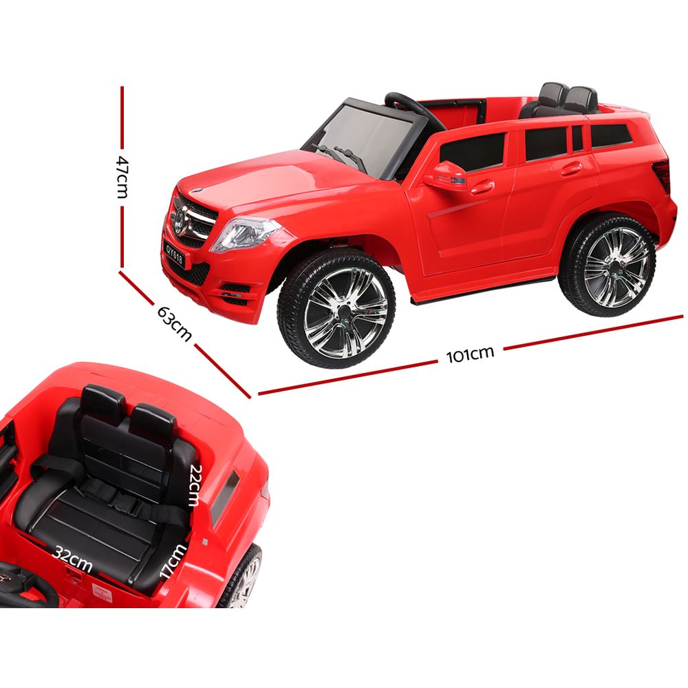 Rigo Kids start button Ride On Car  - Red