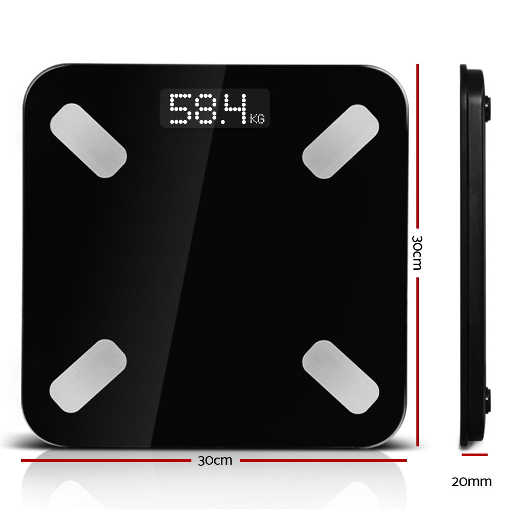 Everfit Electronic Digital Bathroom Body Fat Scale Scales Bluetooth 180KG BMI