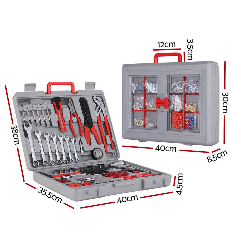 555pcs Tool Kit Set Case Mechanics Box Kits Toolbox Portable DIY Household Repair