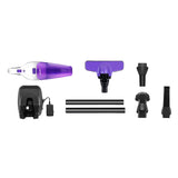 Devanti 120W Cordless Stick Vacuum Cleaner Handheld Handstick Vac Rechargeable Purple and Black