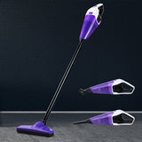 Devanti 120W Cordless Stick Vacuum Cleaner Handheld Handstick Vac Rechargeable Purple and Black