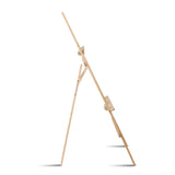 Artiss Modern Floor Easel - White Oak