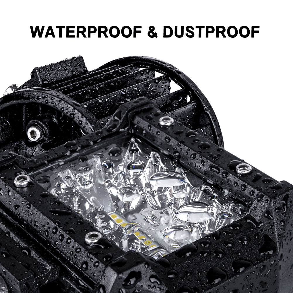 4x 4 inch CREE LED Work Light Bar Spot Flood OffRoad Driving 4WD 4x4 Reverse